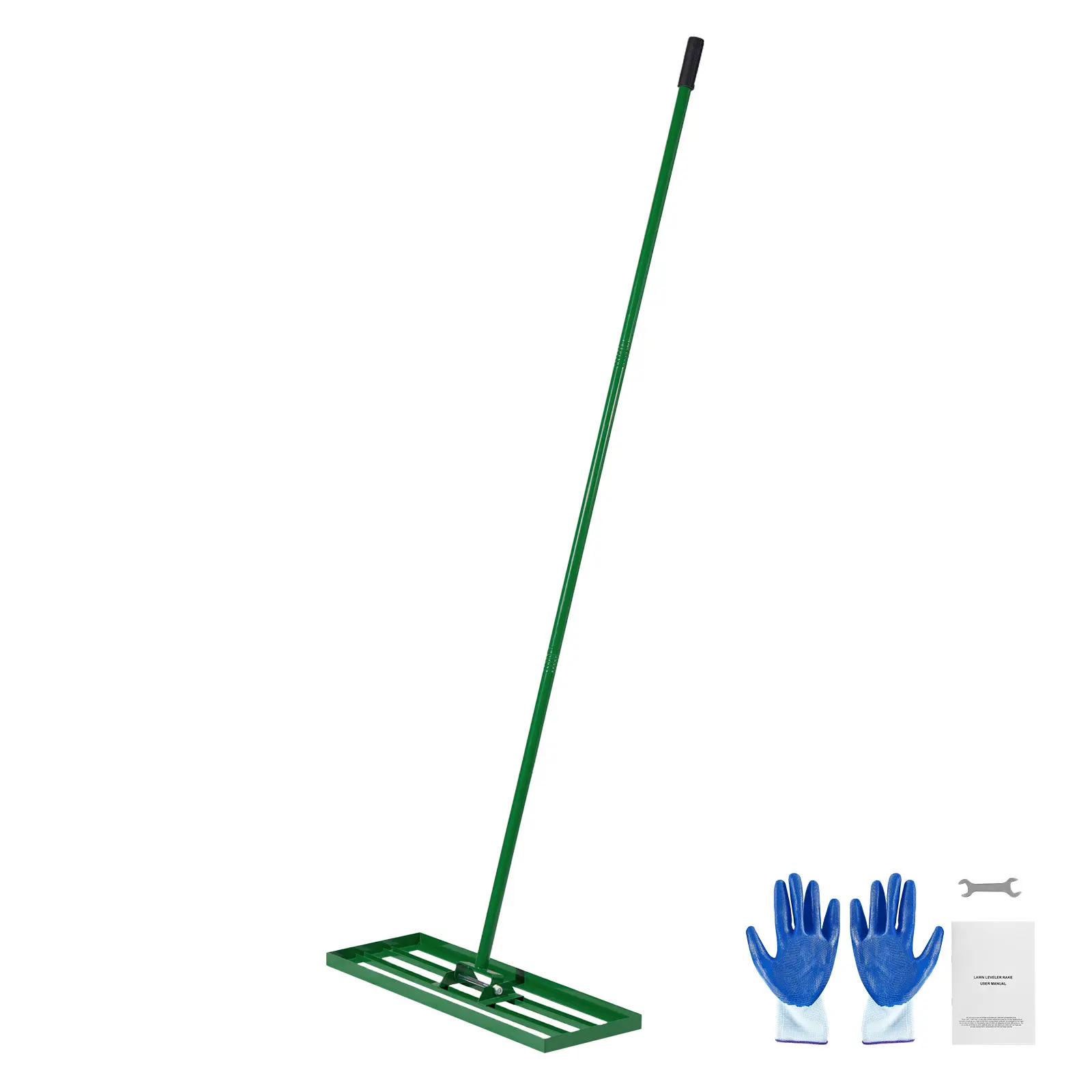 Lawn Leveling Rake, 30"x10" Level Lawn Tool, Heavy-duty Lawn Leveler with 78" Steel Extended Handle, Yard Leveling Rake Suit for Garden, Golf Lawn, Farm