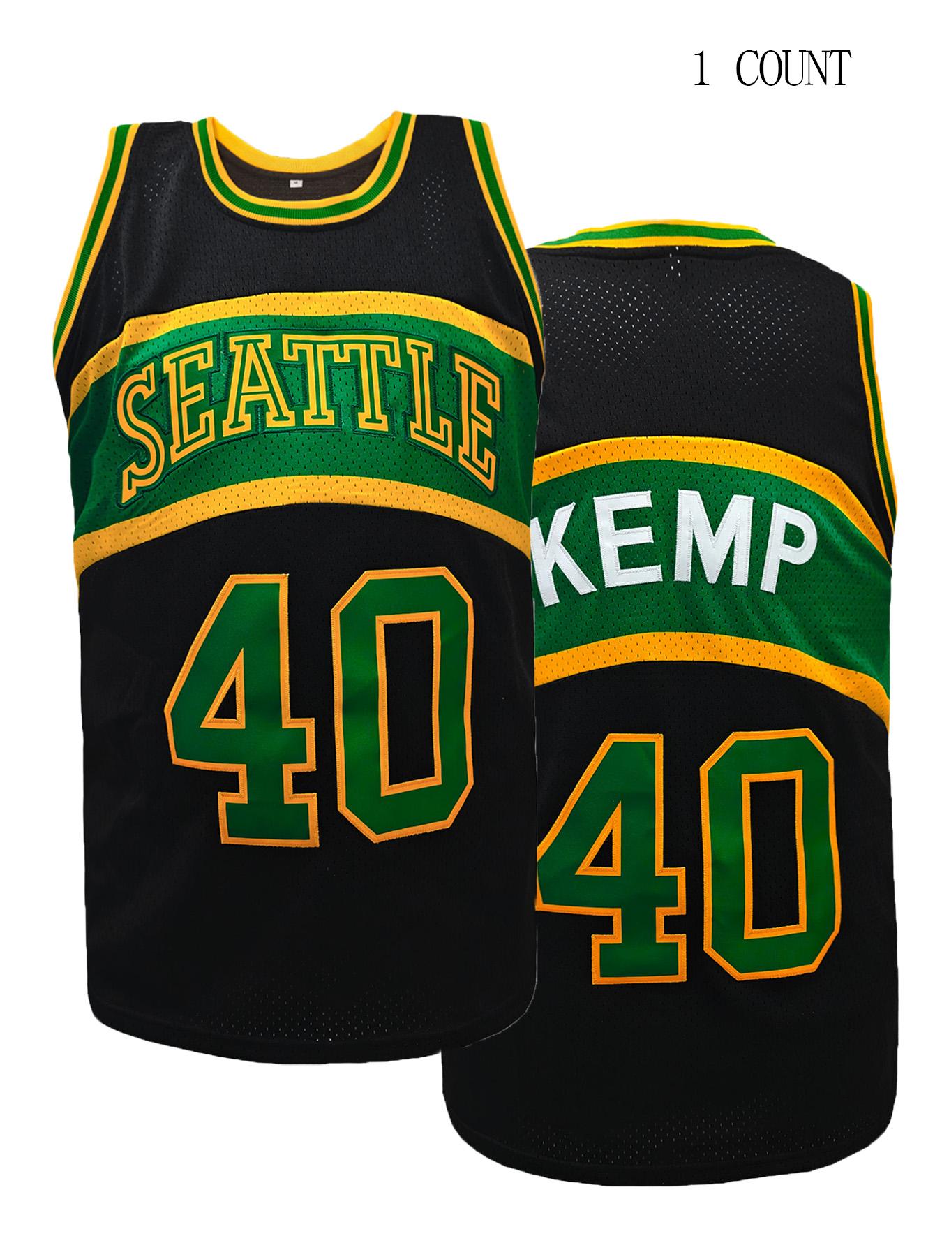 Mens #40 Sports Basketball Black Lightweight Jersey, Breathable Sleeveless Pattern Embroidery Sweatshirt Training Competition Sports Uniforms Suitable for Summer