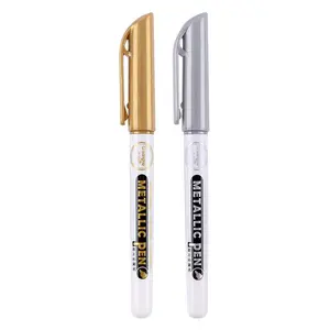 Broadnado 560 Gold Silver Color Paint Marker, Metal Highlighting, Glass Card Signatures, Wedding Event General Use Brush