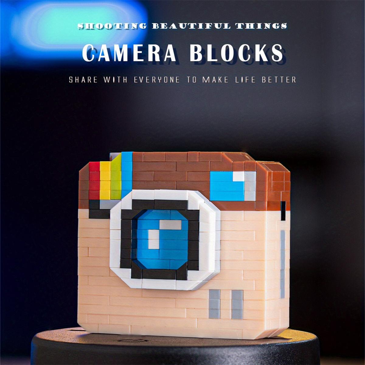 Mini Digital Camera Building Block Toy, Creative Building Blocks, Stem Building Blocks, Moc Blocks Set, Unisex Educational Gift for Kids, Birthday/holiday Present, Micro Part Assembly Kit