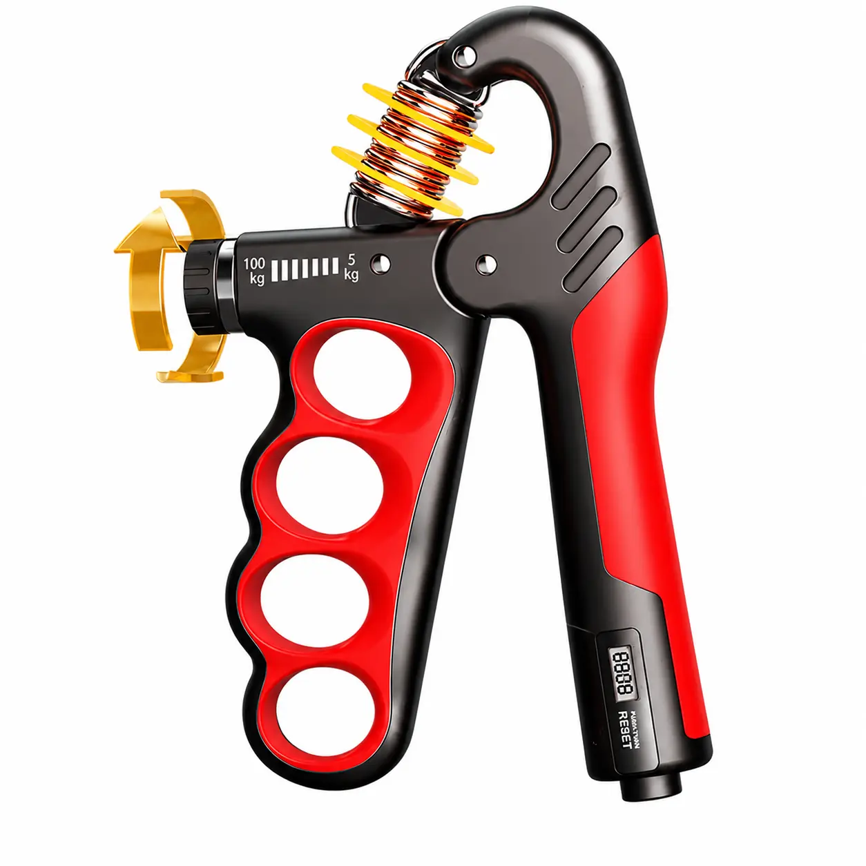 Ergonomic Adjustable Mechanical Hand Grip Device for Adult Men and Women – Enhances Grip Strength, Supports Muscle Recovery, and Improves Fitness Training Through Progressive Resistance Exercise