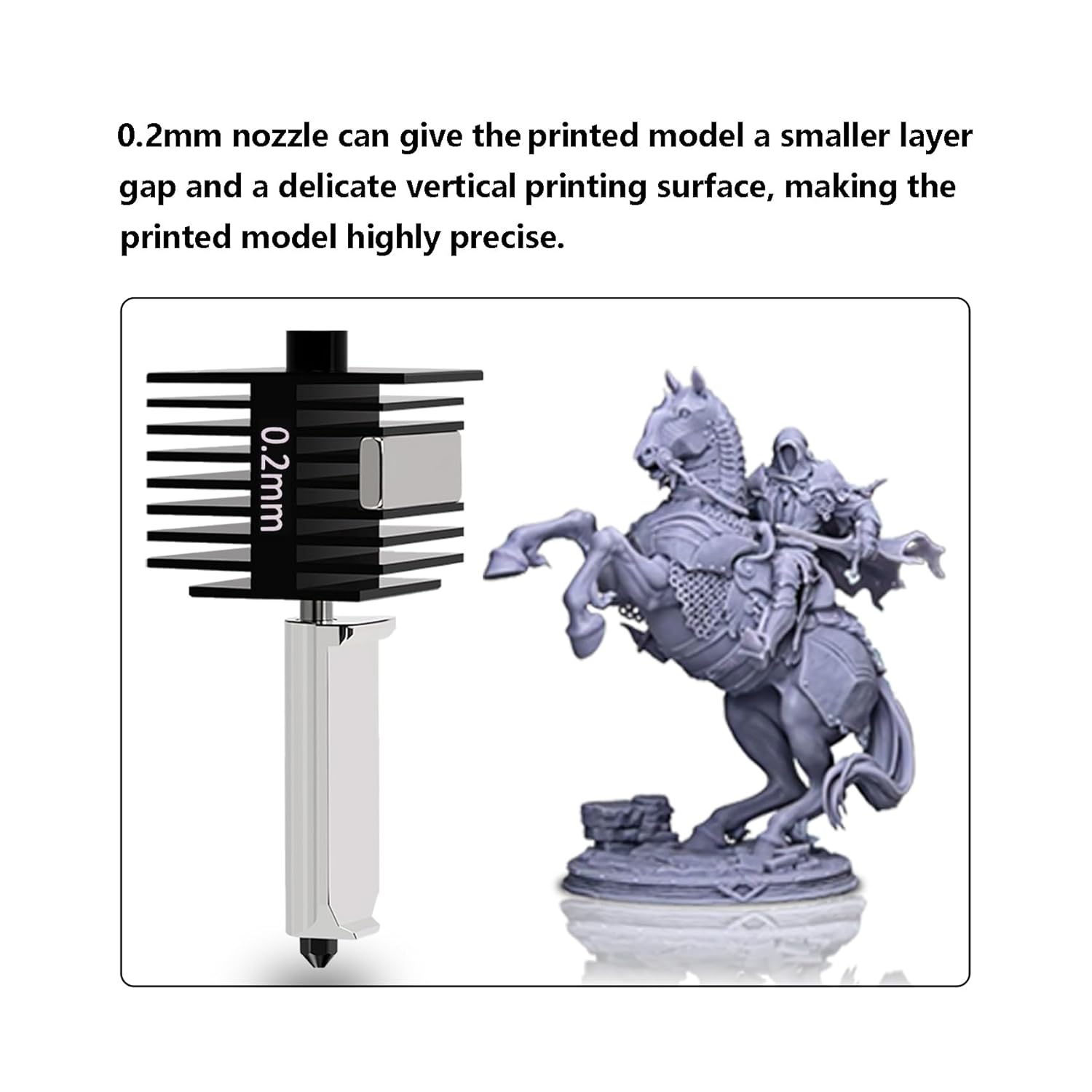 Upgrade Hotend Kit for Bambu Lab A1/A1 Mini, Hot End Assembly 0.2/0.4/0.6mm Hardened Steel Nozzle &  Sock for Bambu Lab  Printer Part