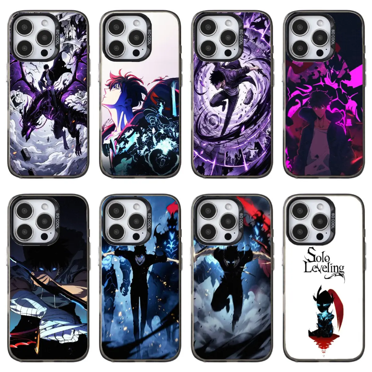Solo Leveling Cellphone Cases, Stylish Mobile Accessories with Protection Casing & Cover, Compatible with iPhone 12-17 Pro Max/Pro Plus & Samsung Galaxy S22-S26 Ultra Plus, Ideal Gift for Him/Her