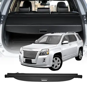 VEVOR Retractable Cargo Cover, Carbon Fiber Texture Trunk Cover, Anti-Peeping Luggage Privacy Shield, Seamless Fixation Shade, Extended Version for GMC Terrain Chevrolet Equinox 2018-2024 5-Seater