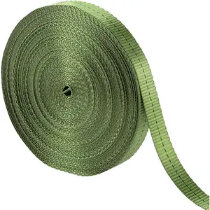 2,425 Lbs Strength Tree Straps - 108FT Tree Tie Support Straps for Staking, Green Blend in with Landscaping for Guying Young Trees Straight and Storm Protection, for Outdoor Plants, 1" Wide