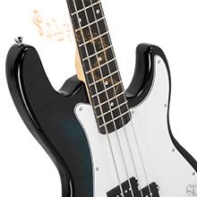 GLARRY Full Size Electric Bass Guitar with 20W AMP, 4 String Beginner Starter Kit with Accessories including Cable, Strap, Bag for Kids and Adults