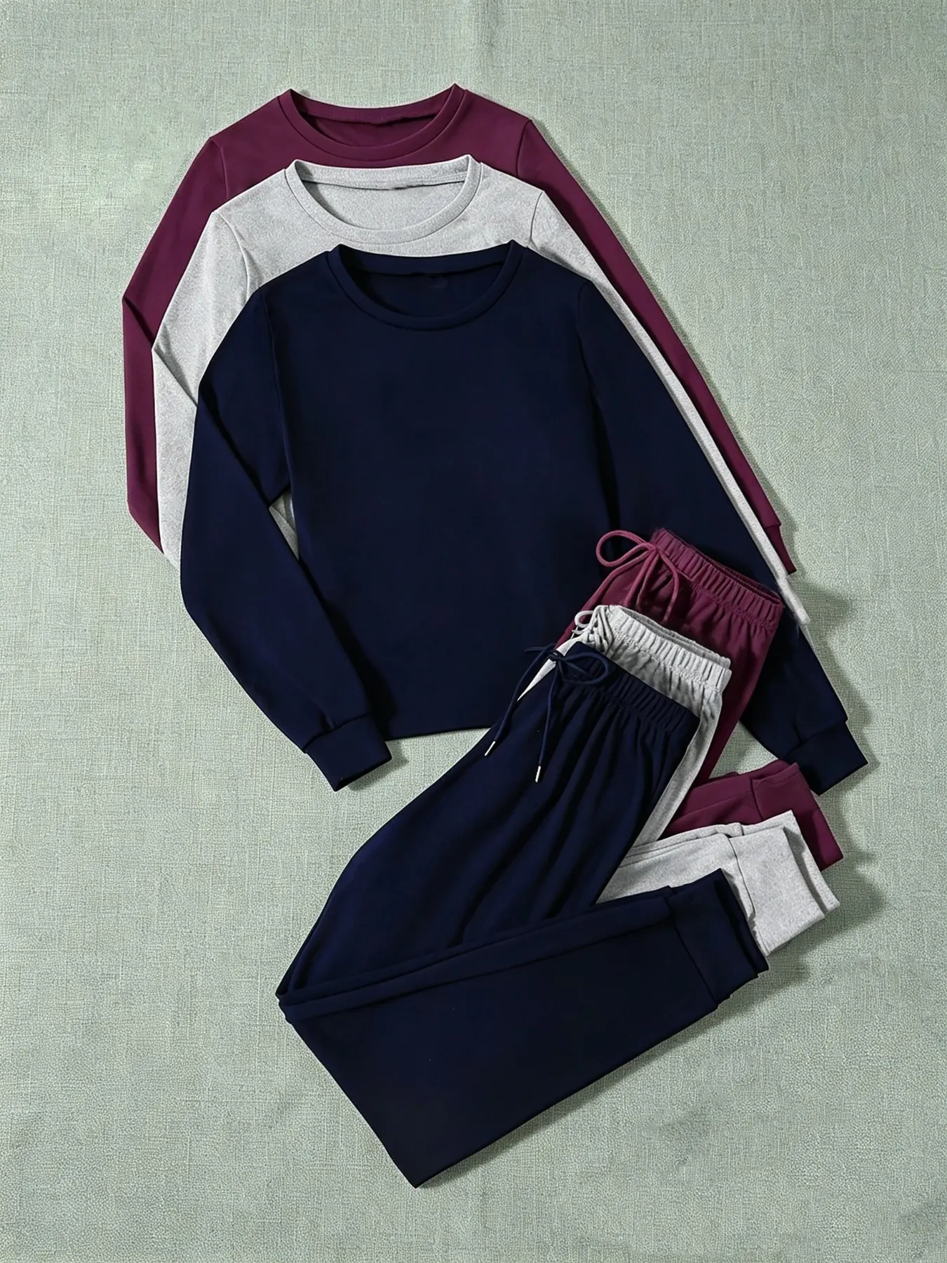 6-Piece Women's Fleece Sports Set, Warm and Cozy, Perfect for Fall/winter Outdoor Activities, Soft and Comfortable