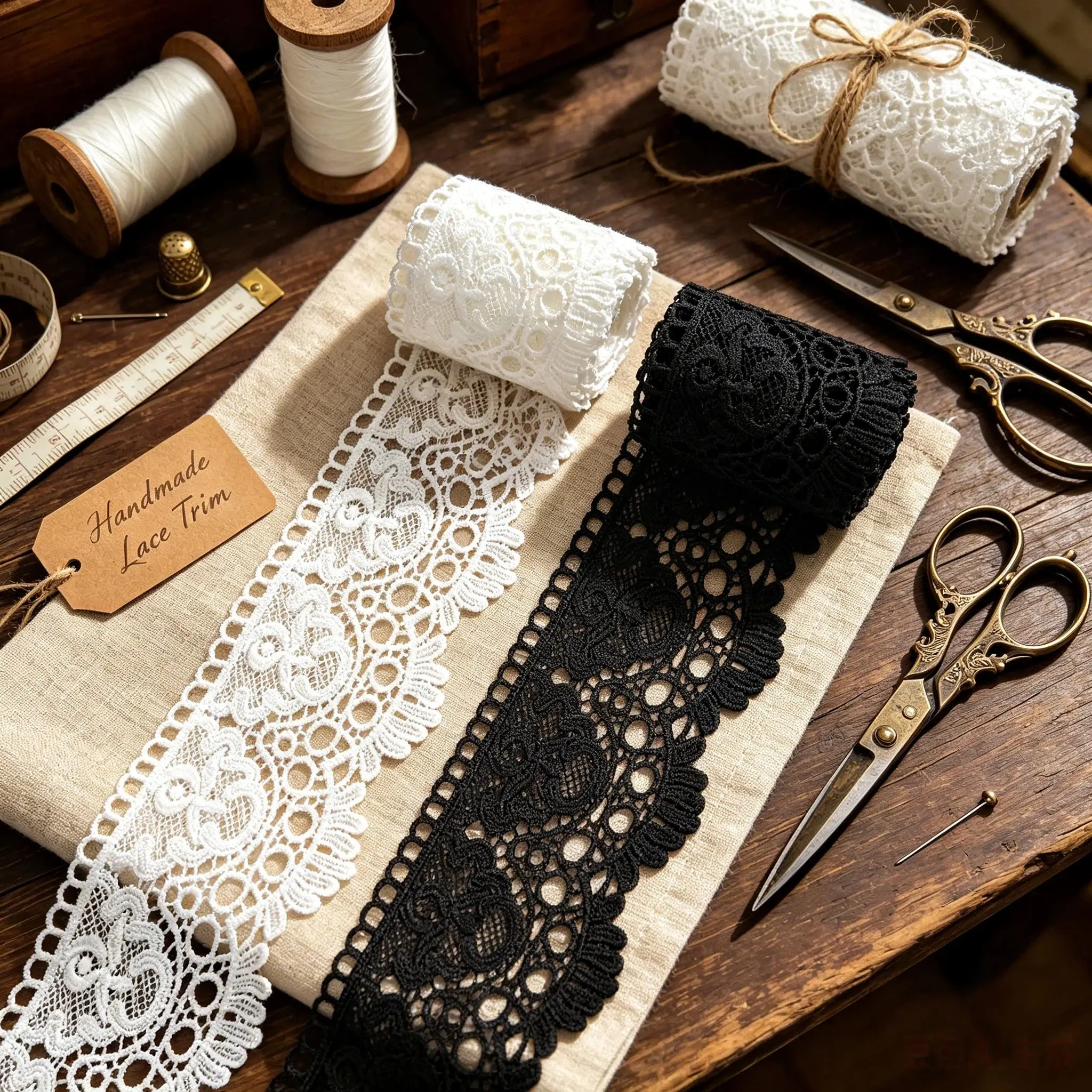 Elegant European Floral Embroidered Lace Trim, 3.15 Inch Wide, Floral Lace Decoration, Ideal for Sofa Pads, Pillow Decor, Bed Skirts, Tablecloths, Curtains