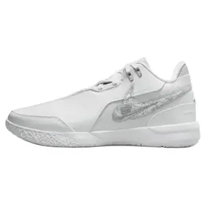 Nike LeBron NXXT Gen AMPD EP Low-Top Basketball Shoes for Men in Pure White Verifiable, with credentials and supporting global authentication