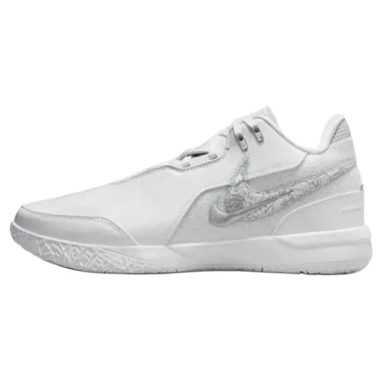 Nike LeBron NXXT Gen AMPD EP Low-Top Basketball Shoes for Men in Pure White Verifiable, with credentials and supporting global authentication