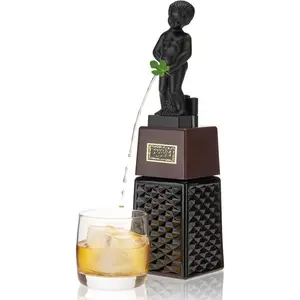 Liquor Dispenser, Novelty Drink Dispenser for Whiskey, Bourbon, Vodka, Gin, and Spirits, Fun Bar Cart Accessories for Home Bar, Man Cave, or Liquor Cabinet Decor, 16 oz, Set of 1