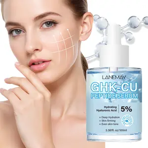 LANEMAY Copper Peptide Hydrating Serum – Retinol + GHK-Cu + Hyaluronic Acid + Niacinamide Firming Formula. Lightweight, Water-like Texture (Non-Sticky) – 100ml. Deep Hydration, Skin Firming, Soothing, and Brightening. Suitable for Sensitive Skin.