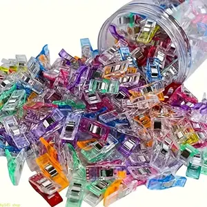 Durable Sewing Clips With Stainless Steel Springs, Multi-purpose Sewing Craft Tools, Firm Hold Fabric Clips Ideal For Quilting, Bookbinding, DIY Handcraft Projects And Daily Sewing Works