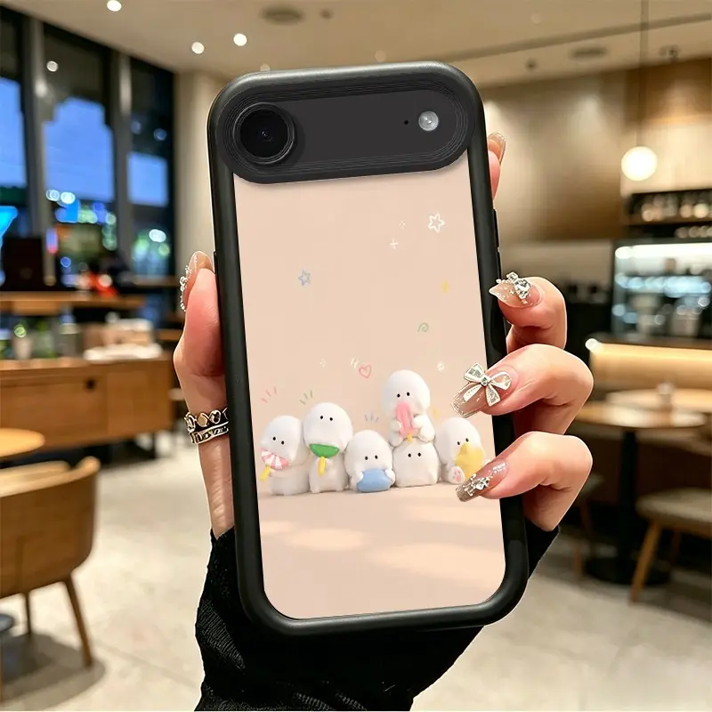 Phone case for iphone 17AIR Gift TPU Shockproof Cute Marshmallow-style Buddies Phone Case soft silicone Celestial Eye Layered Phone Case BO-JT-MUPJ