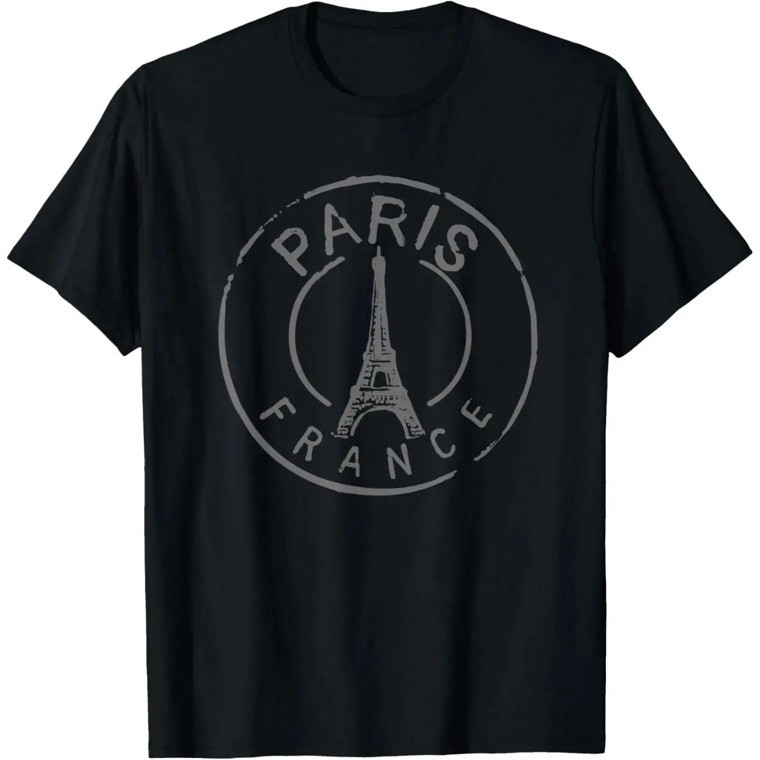 Vintage Retro Paris France Eiffel Tower Love Men Women Kids T-Shirt