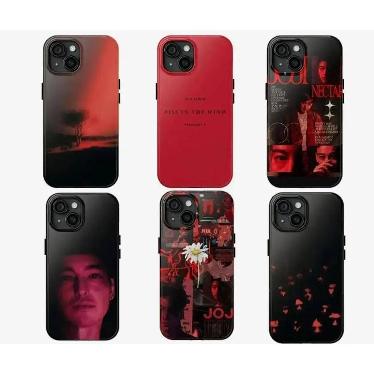 Joji Fan Merch Graphic Cellphone Case - Piss In The Wind New Album R&B Indie Pop Art, Edgy Lo Fi Aesthetic Silicone Casing, Protective Cover for iPhone 11-17 Pro Max/Plus, Samsung Galaxy S23-25 Devices