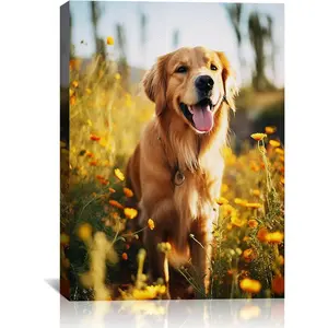Custom Canvas Prints with Your Photos Customized Photo Canvas Personalized Canvas Picture Frame Wall Art Christmas Birthday Gifts for Dog Pet Baby Mom Dad Man Women Couple Boyfriend Girlfriend Family
