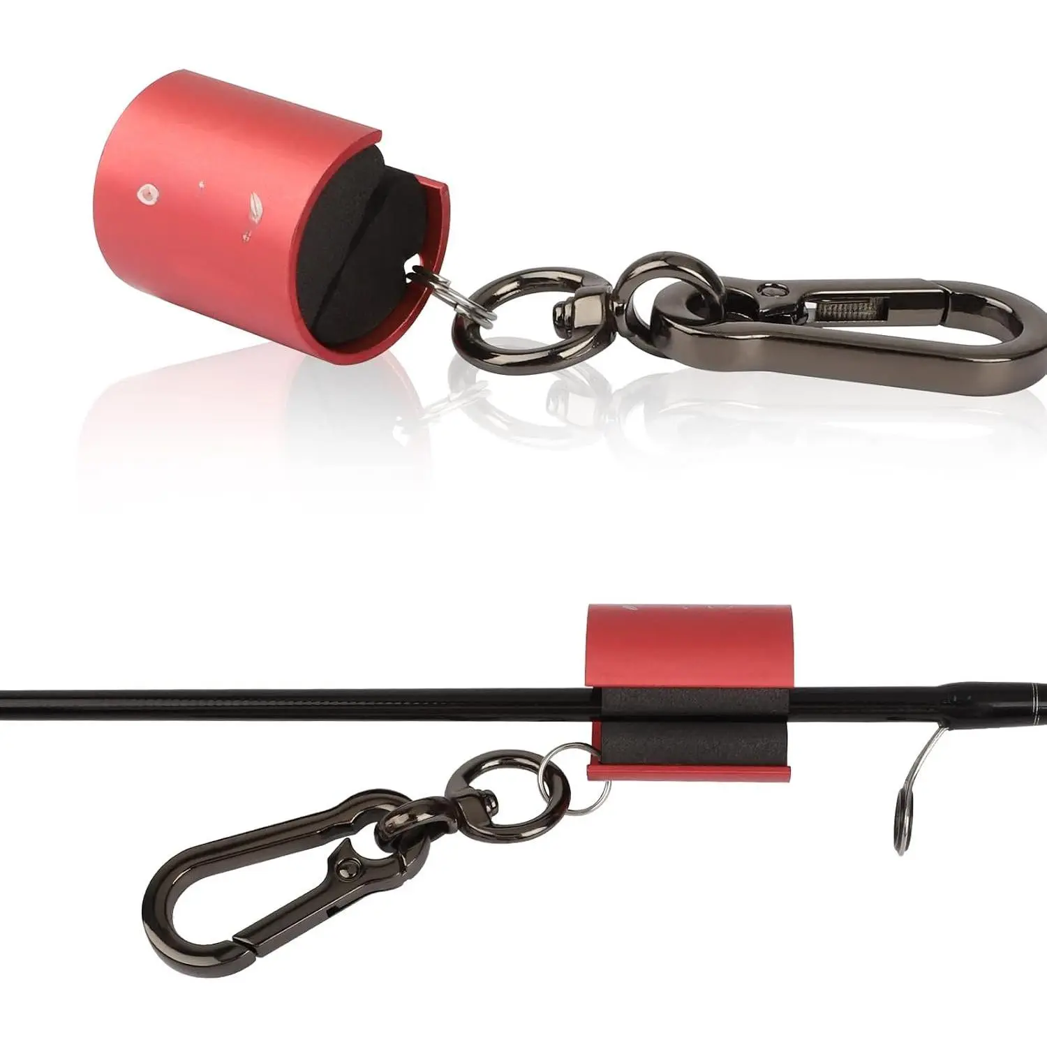 Creek Rod Clips Wearable Fishing Rod Holder Clip Fly Fishing Pole Accessories 1 count & 2 count