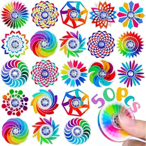 50 Pack Fidget Spinner for Kids Mini Sensory Fidget Toys Bulk Adults Kid with Autism ADHD, Classroom Prizes Treasure Prizes Box Toys for Classroom Pinata Stuffers Anxiety Stress Relief Fidgets Bulkfidget toys