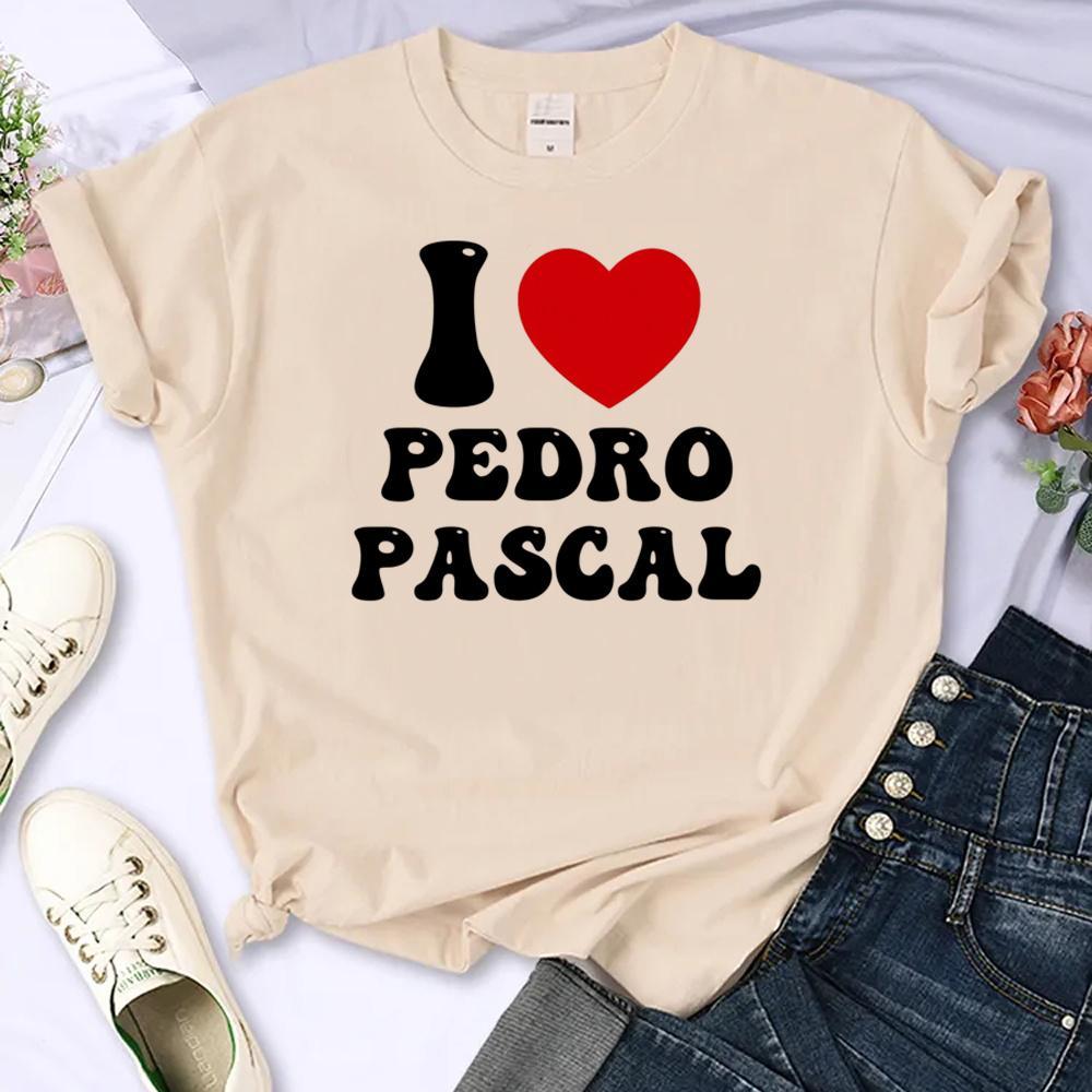 Pedro Pascal t shirt women summer anime t-shirts girl streetwear clothing