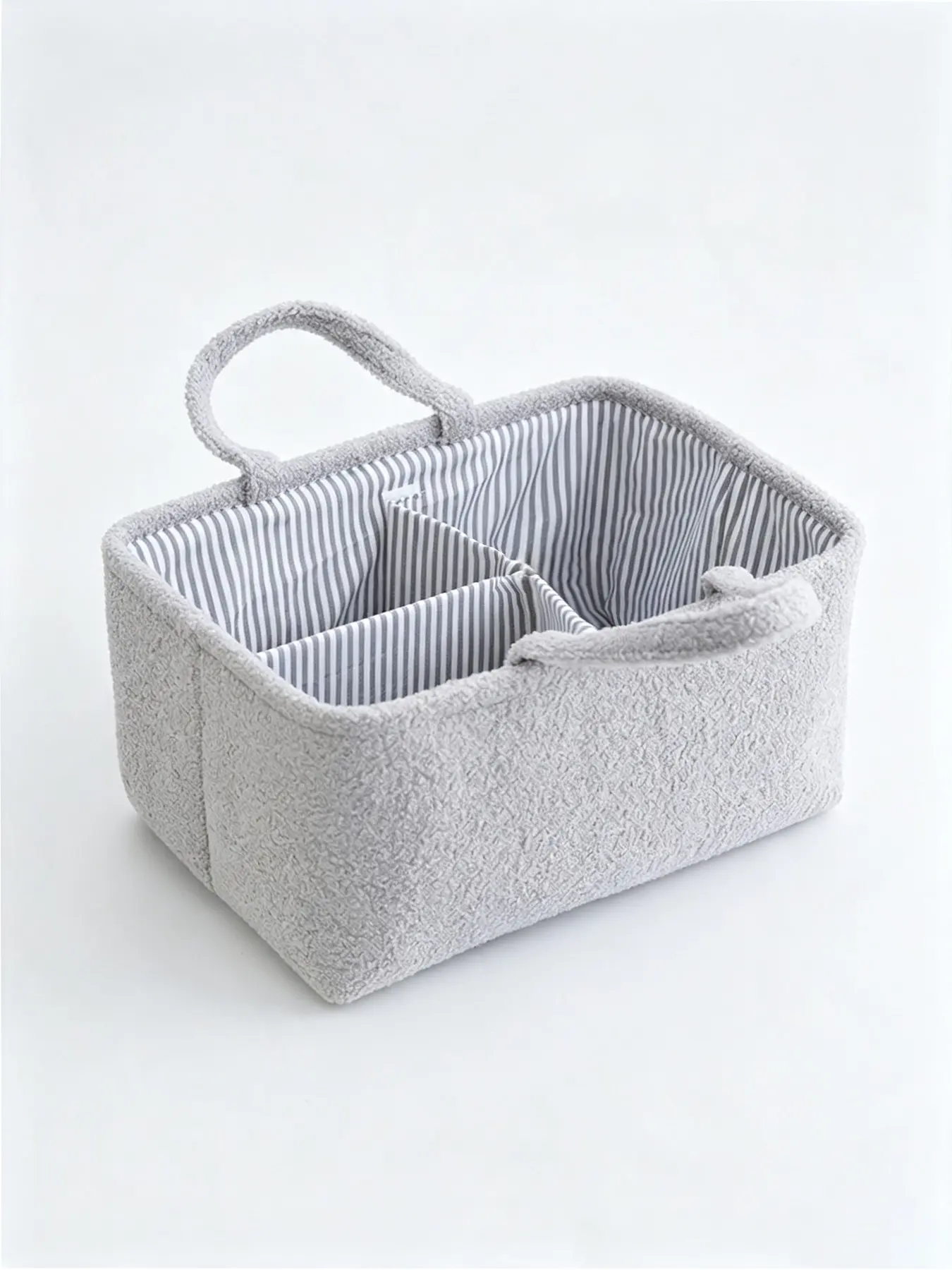 Handheld Baby Gear Organizer Bag, Detachable Dividers, Large Capacity, Foldable Design, Ideal for Home Storage & Travel, Practical & Convenient