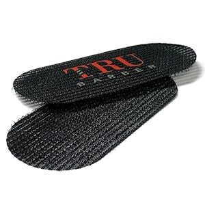 TRU BARBER HAIR GRIPPERS ® 3 COLORS BUNDLE PACK 6 PCS for Men and Women - Salon and Barber, Hair Clips for Styling, Hair holder Grips (Black/Red/Black)