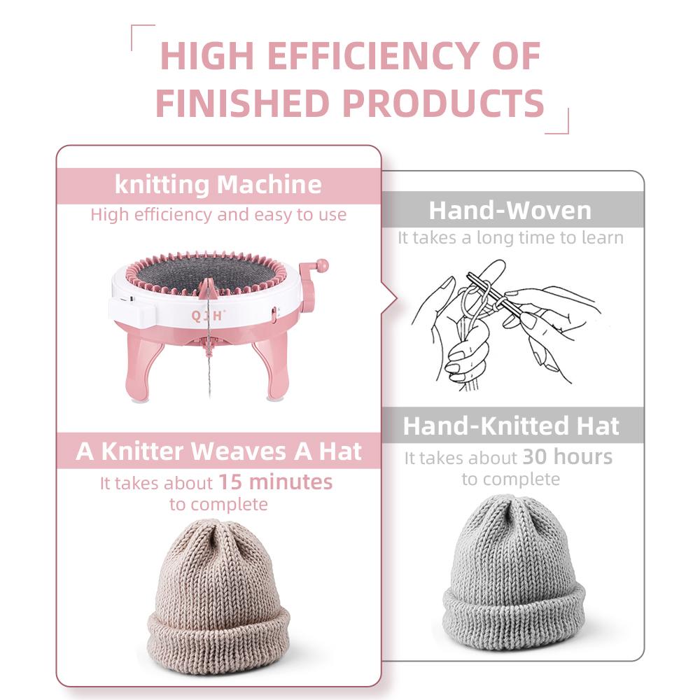 1 Set 48 Needles Handmade Knitting Machine, Handmade DIY Scarf Sweater Hat Sock For Adult & Children, DIY Smart Knitting Machine Gift, for Yarn Handcrafts, DIY Crafts, Knitwear, Handcraft