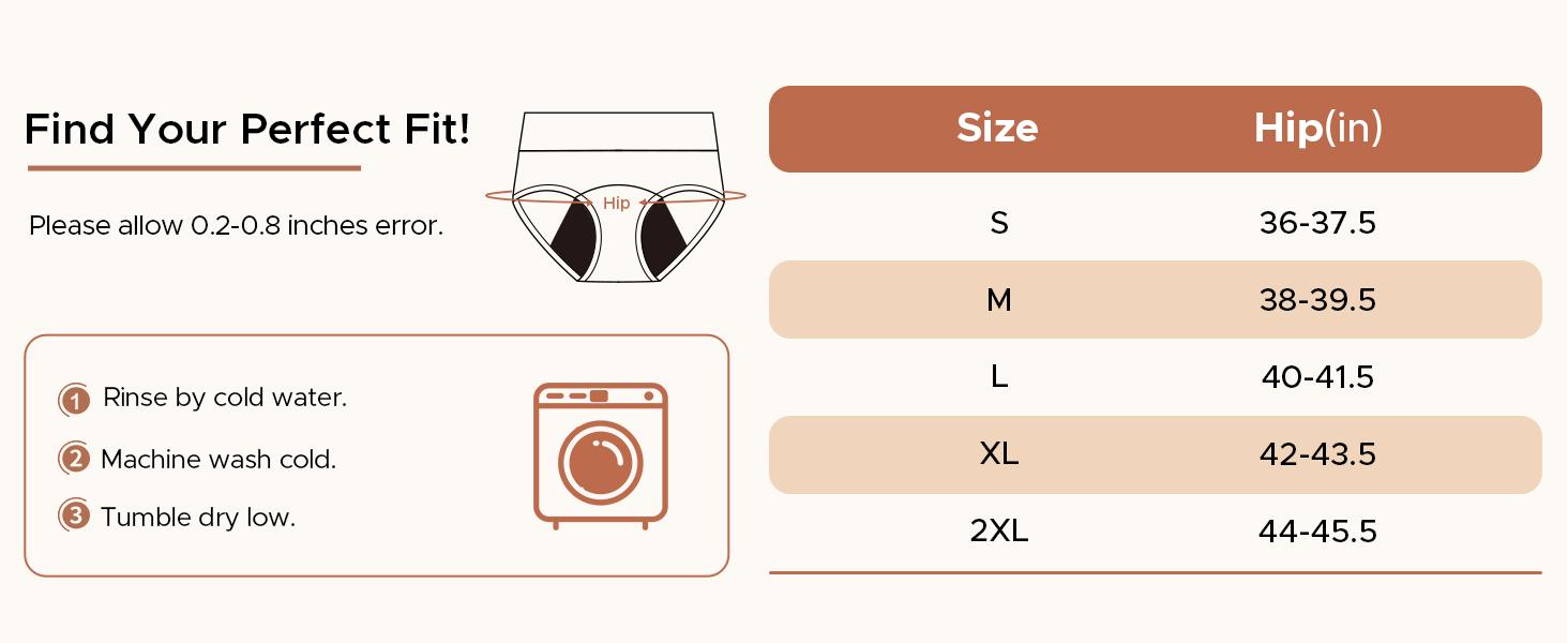 Period Underwear for Women Heavy Flow High Waisted Menstrual Incontinence Panties 3-Pack(Deep Elegance,Large)