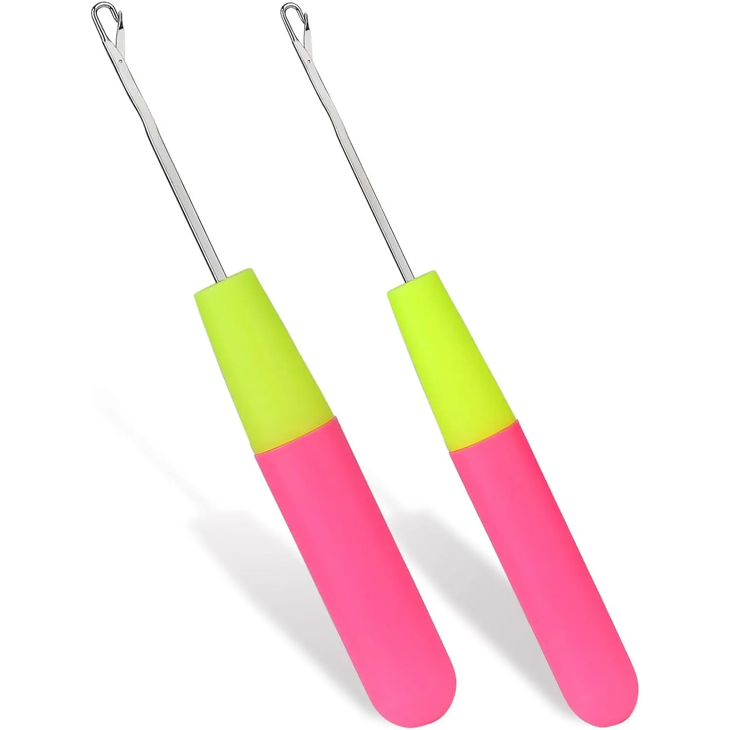 2 count Latch Hook Latch Hook Tool 0.2in, 0.15in Crochet  for Hair | Hair Crochet Hooks for Scarf Carpet Making and Art Crafts