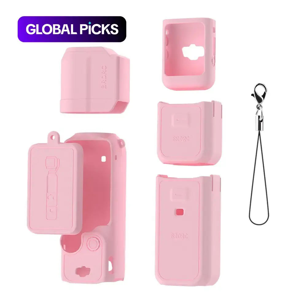 BRDRC 1 PC Silicone Case for DJI Pocket 3, Scratch-Resistant Secure Fit Durable Protection Camera Gimbal Protective Case, Camera Accessories #GLOBAL PICKS