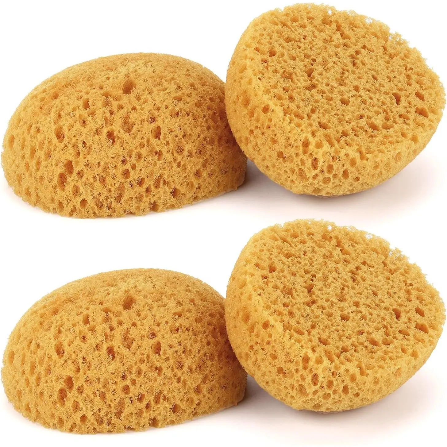 4 count Knockdown Texture Sponge Drywall Wall Patch Ceiling Texture Sponge for Wall Ceiling Repair, DIY Painting (13.5 x 11.5 x 6.5 cm)