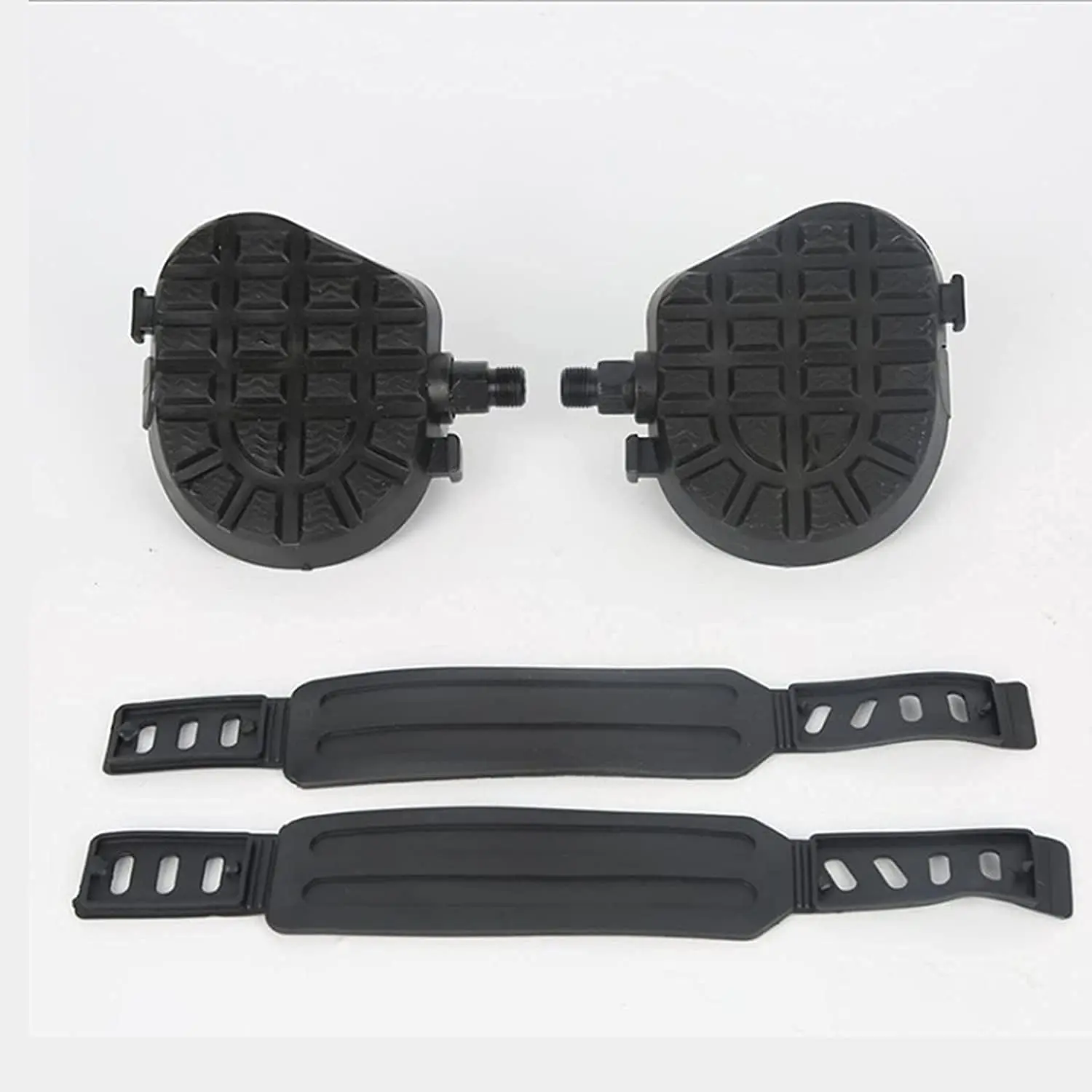 1/2 9/16Exercise  Pedals for Indoor , Stationary , Spin , Gym Pedals with  Clips, 1 Pair
