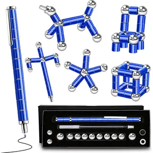 Magnetic Fidget Pen Gifts for Teens - Birthday Gifts for Men,Father, Adults, Office Desk Accessories ADHD Anxiety Relief Desk Toys for Office Workers Cool Gadget Stuff for 14 15 16 17 18 Year Old Boyfidget toys