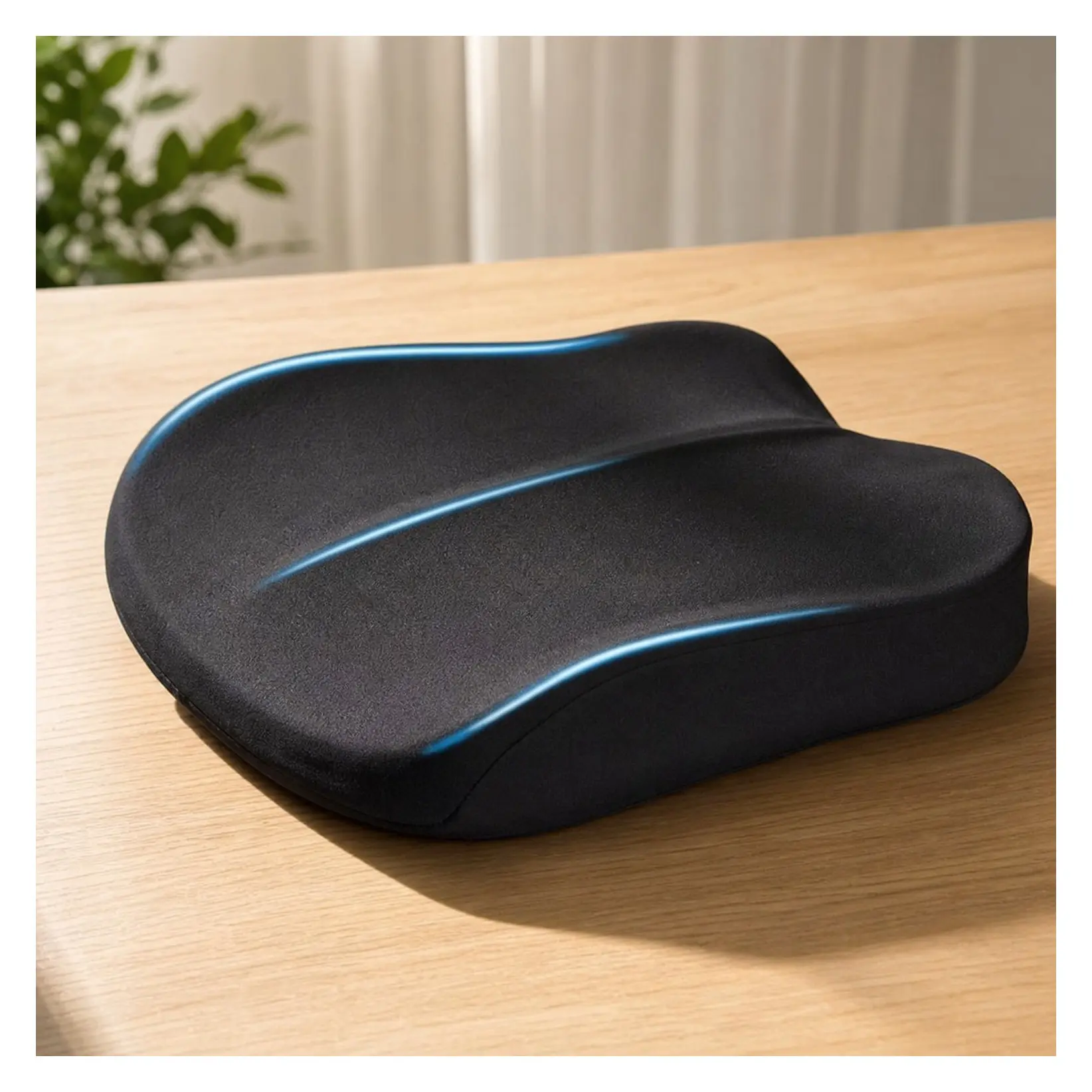 Adult Car Booster Seat Cushion, 3.9" Memory Foam Heightening Car Seat Cushion for Driving, Office Chair - Non-Slip, Pain Relief, Improve ViewGift