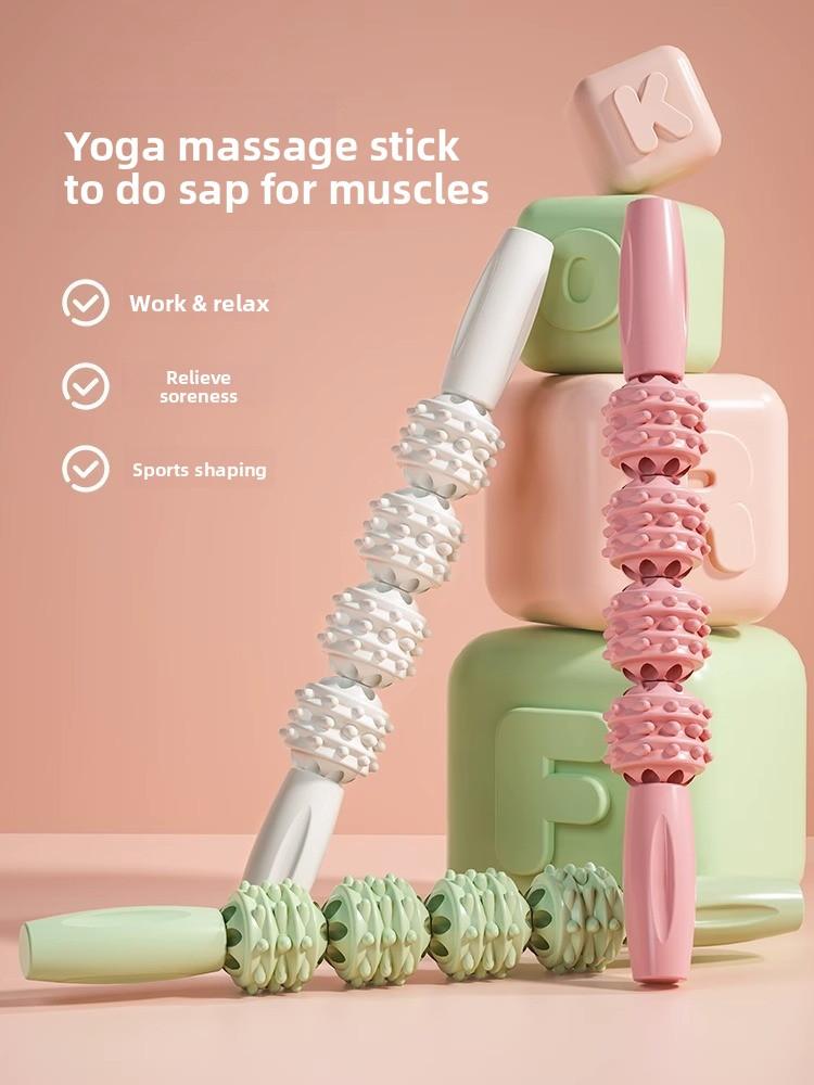 Mace Stick Massage Stick Roller Leg Massager Langya Stick Leg Roller Artifact Calf Muscle Relaxer