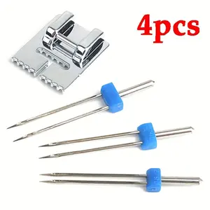 4/ set household multifunctional sewing machine accessories Double Twin Needle Sewing Machine Needles Pins