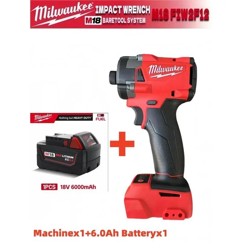 Milwaukee Cordless Impact Driver Brushless 18V Lithium Battery High Torque Electric Drill