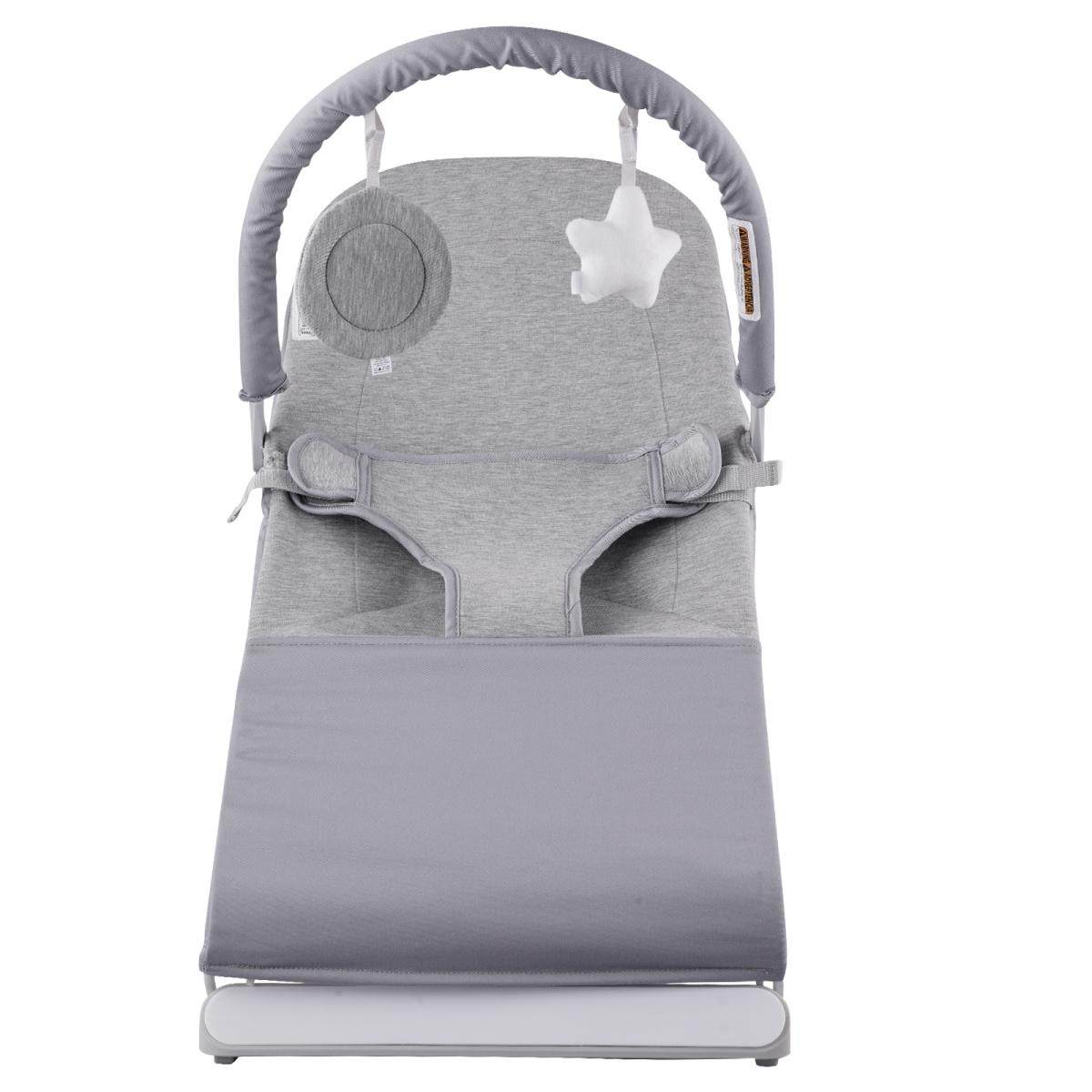 Aobtkel Baby Bouncer Folding Bouncer Seat Chair for Babies 0-9 Months with Toy Bar On-Site，Baby Swing for Infants ，PortableSwing for Baby ,1 Seat Positions，Control Indoor Baby Rocker
