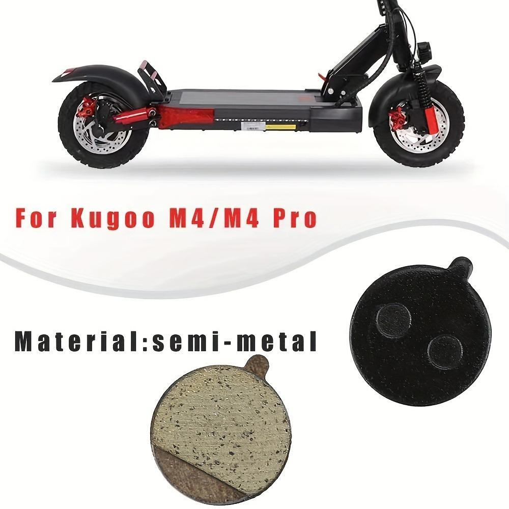 Half Metallic Brake Pads, 2/4/8 Counts Durable Disc Brake Pads Set, Brake Accessories Compatible with Kugoo M4 / M4 Pro Electric Scooter, for Ninebot F30 F40 F20 Electric Scooter