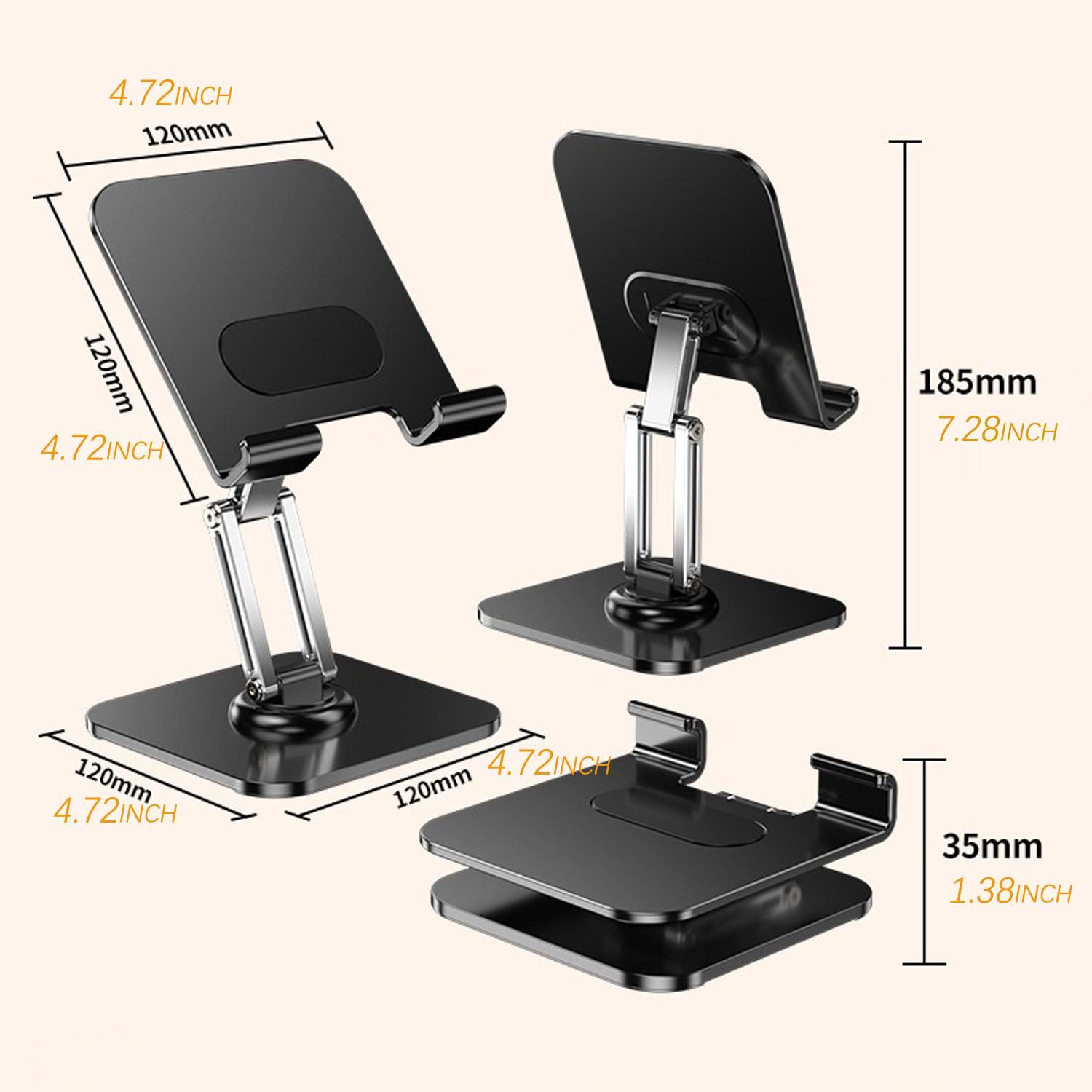 Adjustable Tablet Stand, Rotatable Tablet Holder, Desktop Tablet Stand, Tablet Phone Stand, Tablet Mount Stand for iPad Pro 13 12.9 11, Switch, Kindle, Monitor, PS, iPad Accessories