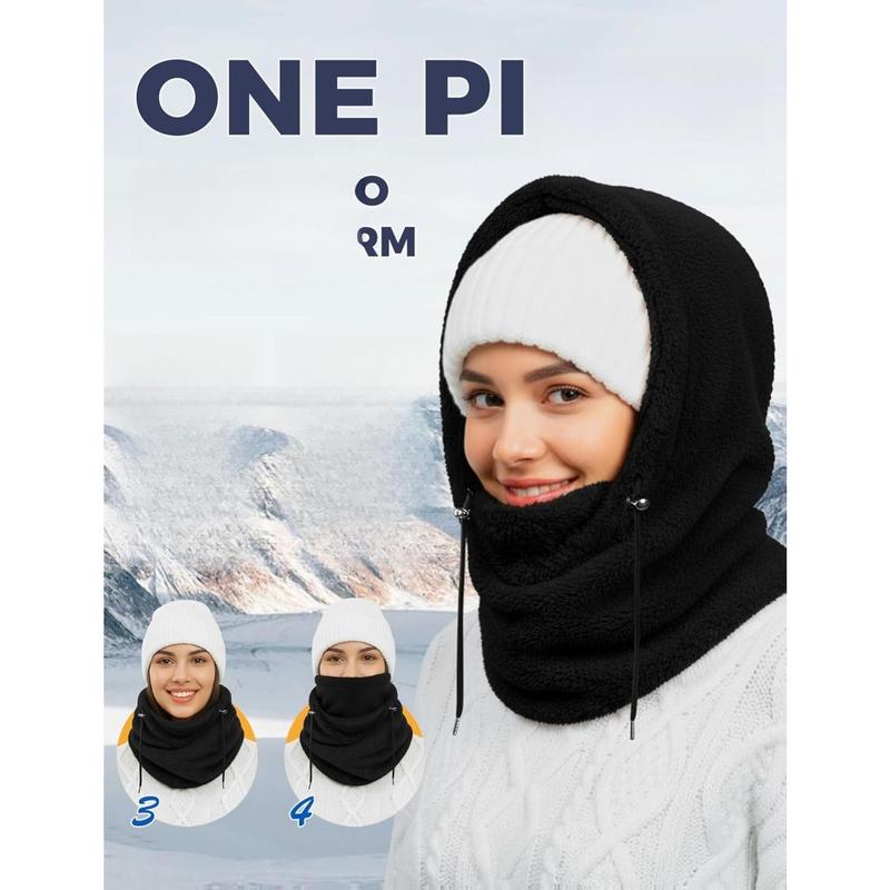 Balaclava Face Mask for Women Men Winter Hat Windproof Fleece Neck Warmer Warm Face Cover Scarf glove set windproof balaclava