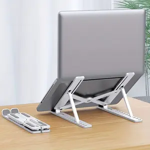 Travel-Friendly Adjustable Portable Laptop Stand – Foldable Ergonomic Notebook Holder, Compatible with All Laptops
