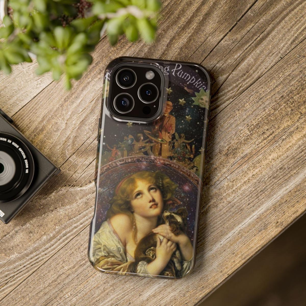 S-Smashing P-Pumpkins Phone Case 30th Anniversary – Mellon Collie, Siamese Dream & Adore Retro 90s Rock Album Art Cover Phone Case for iPhone ProMax Plus Air & SamsungS25 S24 S23 S22 Ultra, Unique gift options