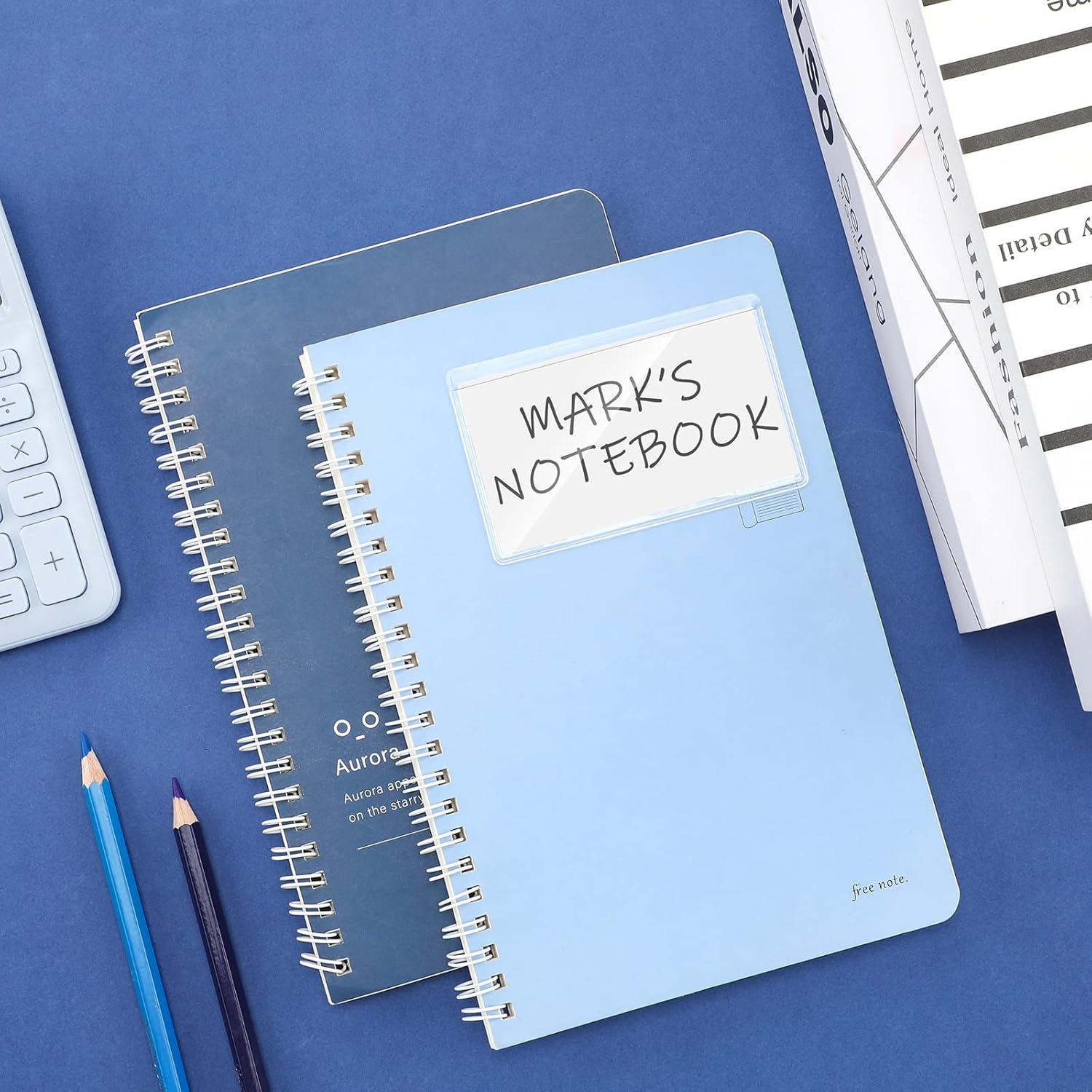 60 count Clear Adhesive Pockets 4 Sizes Self Adhesive Index Card Pockets Self Photo Sleeves Business Clear for Planners and Binders