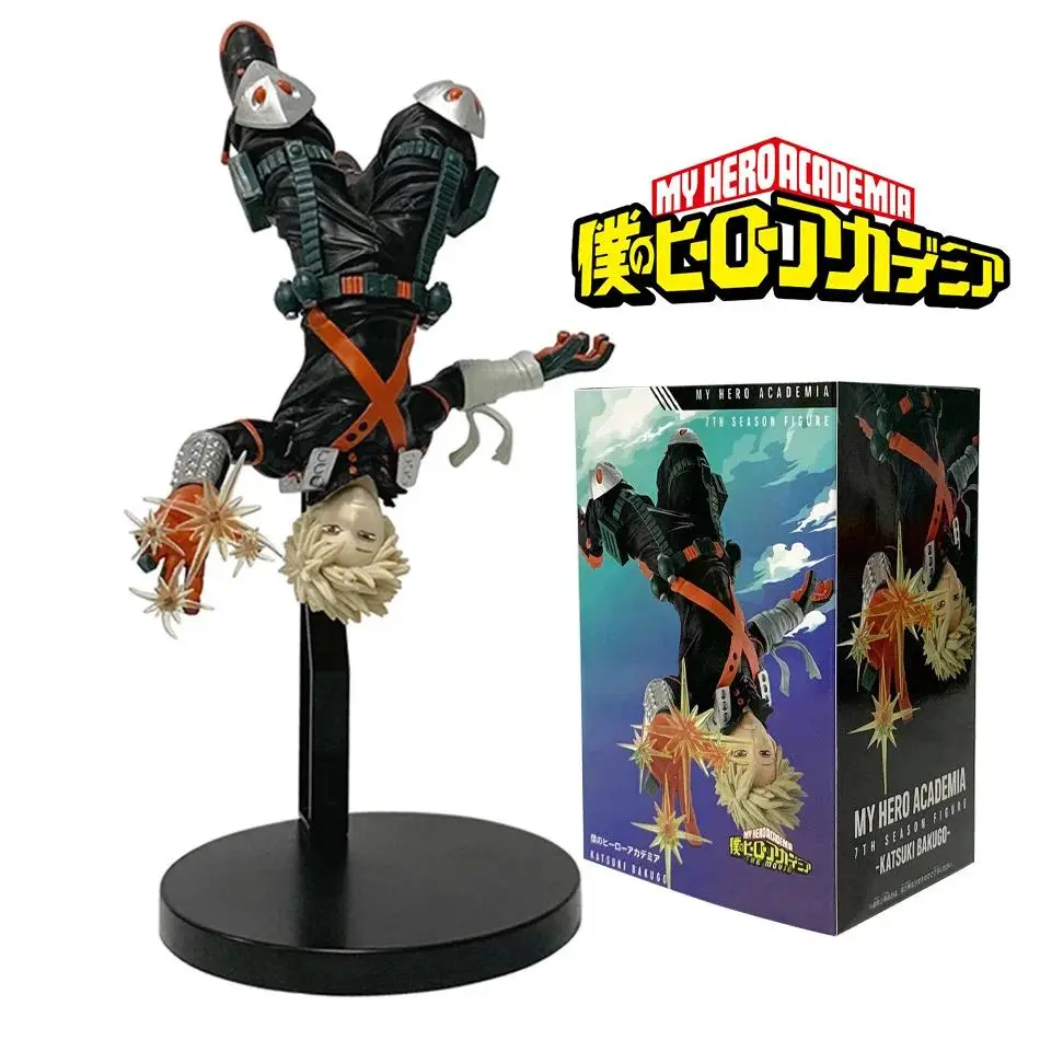 My Hero Academia Anime Peripheral Hero 22cm Bakugou Katsuki Action Figure PVC Model Decor Collectible Cartoon Toy Christmas Gift