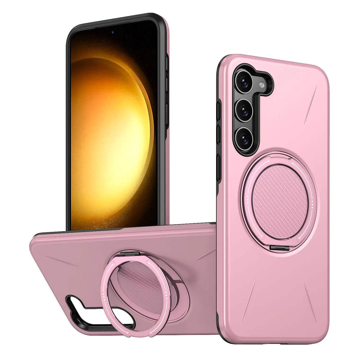 Magnetic Charging Phone Case Stand for S23/s23 Plus/s23 Fe, Protective Cover with Mounting Feature, Ideal for Daily Use & Travel