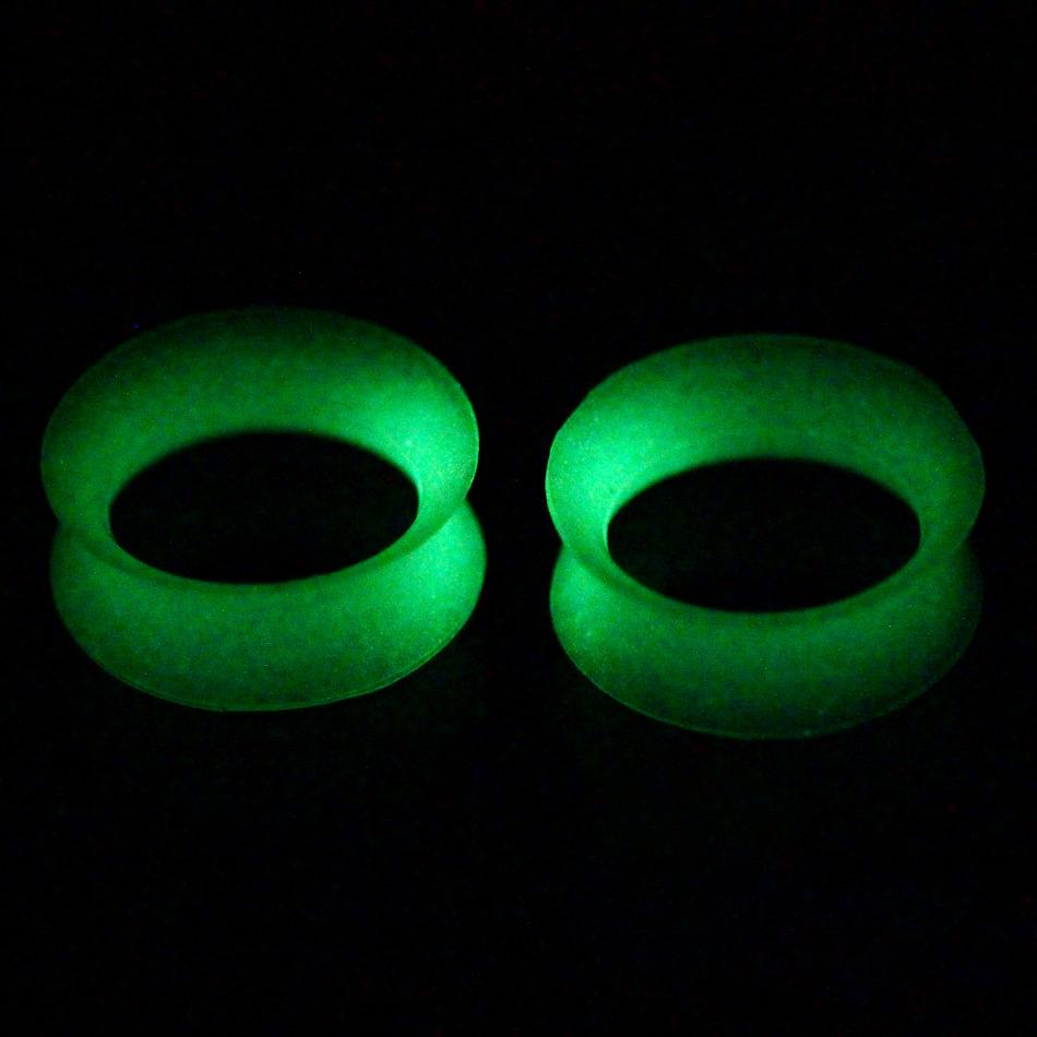 12 Pairs Silicone Ear Gauges, Double Flared Hollow Ear Plugs, Flexible Piercing Jewelry for Ears, Stretching Kit for Men Women