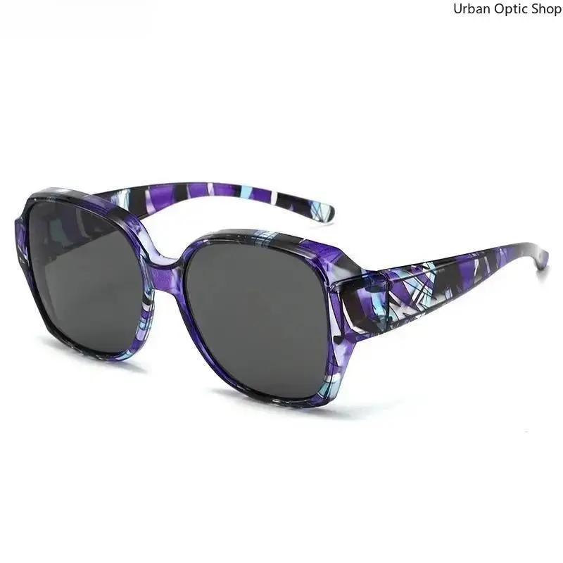 Women's 2-Pack Polarized Wrap-Around Fit Over Glasses Sunglasses, Anti-Glare, UV Protection, c8, c10, c6, c9, c7, Ideal for Driving, Casual, Cute, Casual Sunglasses, Wrap-Fit