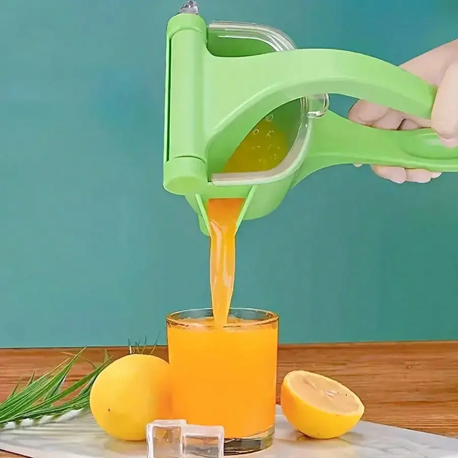 Manual Lemon Squeezer, Household Handmade Citrus Juicer, Flat Lime Squeezer, Easy To Juice, Ideal Fruit and Vegetable Juicer, Outdoor Camping Fruit Juicing, Kitchen