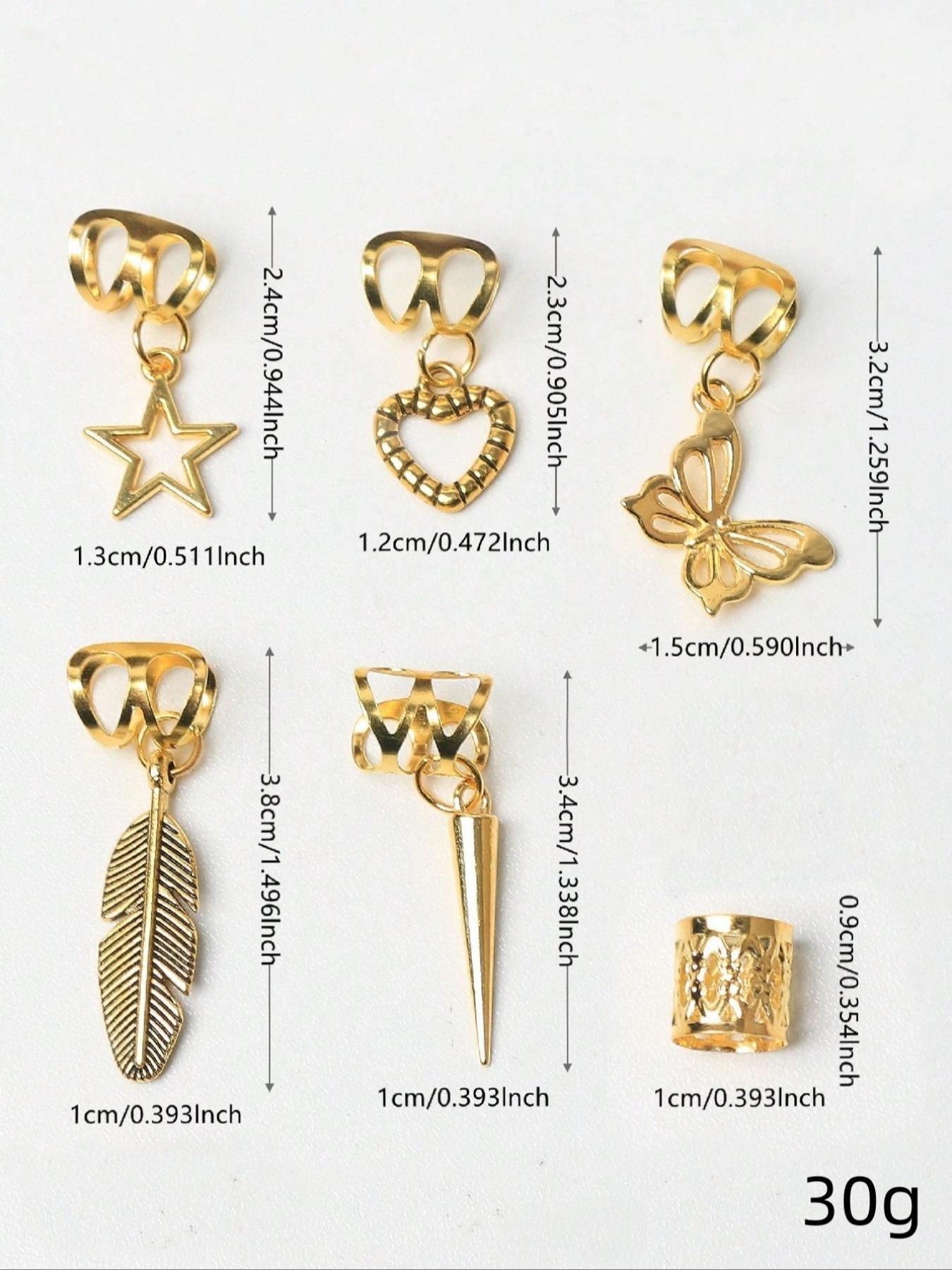 Summer 2024 Mixed Style Butterfly & Heart & Leaf Decor Hair Ring, 26 Counts Fashion Hair Accessories for Women & Girls, Simple Trendy Hairwear for Daily Used Braid Hairstyles